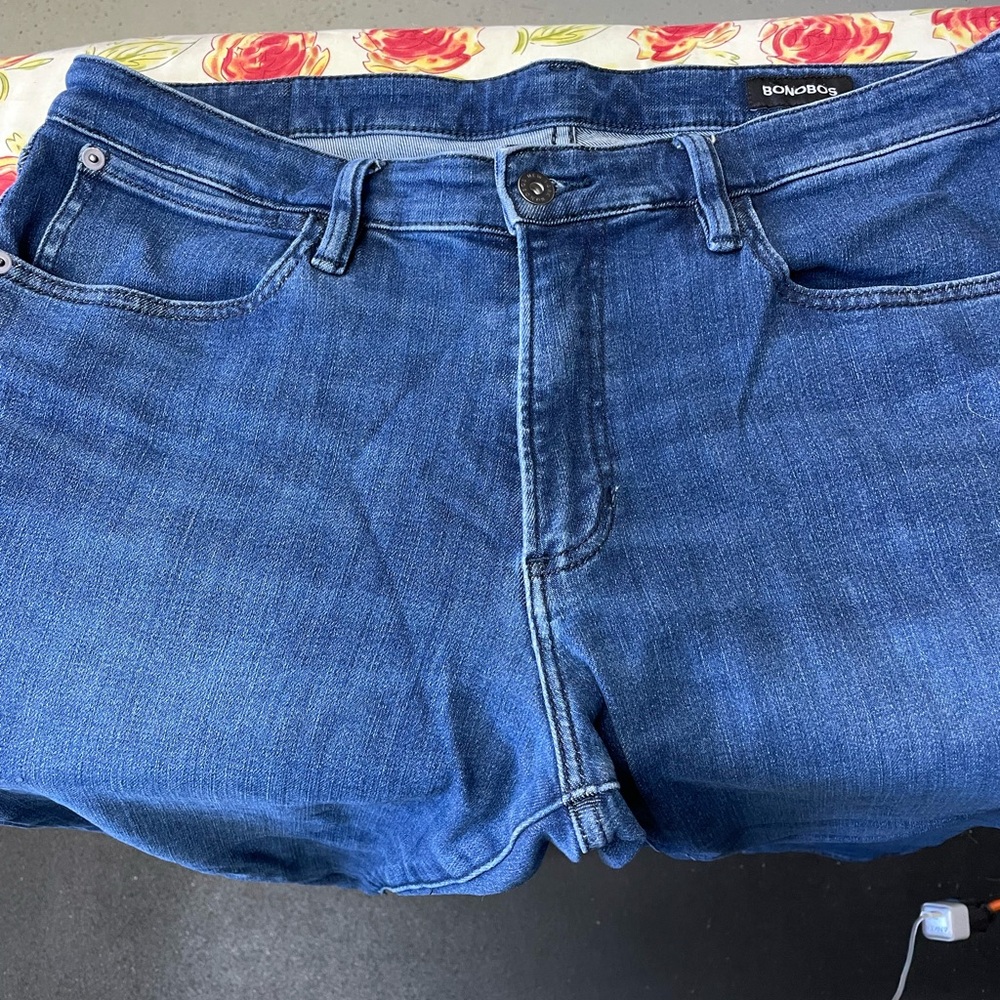 Bonobos Men's Blue Jeans 4-way Premium Stretch
